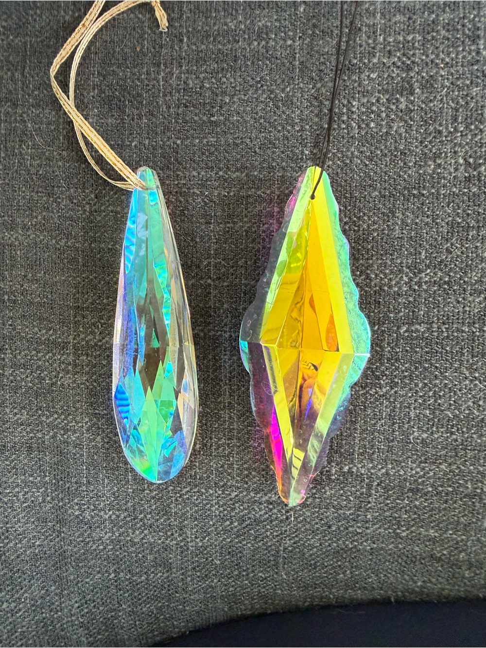 2 LARGE AURORA borealis crystals